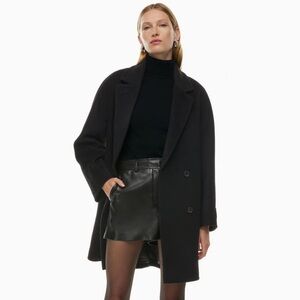 ARITZIA Babaton Slouch Coat Mid - Black